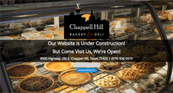 Desktop Screenshot of chappellhillbakeryanddeli.com